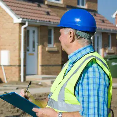 What is the minimum distance between 2 houses? 3 image of surveyor at Faulkner Party wall surveyors Cheltenham : Minimum Distance between two houses Cheltenham