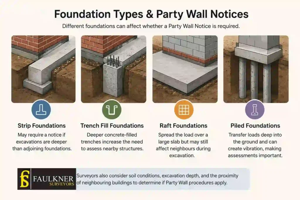 How Do Construction Methods Affect Party Wall Requirements? A Homeowner’s Guide 1 How Do Different Foundation Types Influence Party Wall Notices Cheltenham?
